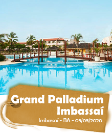 Grand Palladium Imbassaà - Imbassaà - BA - 03/05/2020 - 4 dias Grand Palladium Imbassaà - Imbassaà - BA - 03/05/2020 - 4 dias