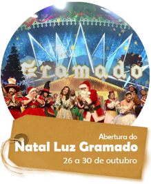 Natal Luz Gramado 2018 - 26 a 30/10/2018 Natal Luz Gramado 2018 - 26 a 30/10/2018