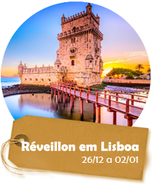 Réveillon em Lisboa - 26/12 a 02/01/2019 Réveillon em Lisboa - 26/12 a 02/01/2019