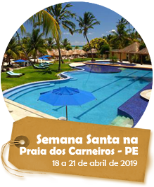 Semana Santa 2019 na Praia dos Carneiros – PE - 04 dias e 03 noites - 18 a 21/04/2019 Semana Santa 2019 na Praia dos Carneiros – PE - 04 dias e 03 noites - 18 a 21/04/2019