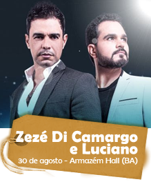 Show de Zezé Di Camargo e Luciano em camarote - 30 de agosto - Armazém Hall - Lauro de Freitas - BA Show de Zezé Di Camargo e Luciano em camarote - 30 de agosto - Armazém Hall - Lauro de Freitas - BA